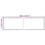 Sichtschutzzaun aus weißem PVC für Garten 1000x90 cm von , Zaunpaneele - Ref: Foro24-4005458, Preis: 35,95 €, Rabatt: %