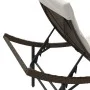 Liegestühle mit Kissen, 2 Stück, aus braunem Kunststoff-Rattan. von , Liegen - Ref: Foro24-3277302, Preis: 249,76 €, Rabatt: %