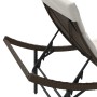 Liegestühle mit Kissen, 2 Stück, aus braunem Kunststoff-Rattan. von , Liegen - Ref: Foro24-3277302, Preis: 194,70 €, Rabatt: %