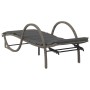 Sun loungers with cushions 2 units synthetic gray rattan by , Loungers - Ref: Foro24-3277309, Price: 281,06 €, Discount: %