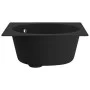 Kitchen sink with black granite overflow by vidaXL, Sinks - Ref: Foro24-147065, Price: 139,36 €, Discount: %