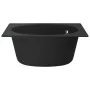 Kitchen sink with black granite overflow by vidaXL, Sinks - Ref: Foro24-147065, Price: 139,36 €, Discount: %
