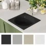 Kitchen sink with black granite overflow by vidaXL, Sinks - Ref: Foro24-147065, Price: 139,36 €, Discount: %