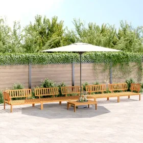Set of 6-piece solid acacia wood garden pallet sofas by , Outdoor sofas - Ref: Foro24-3209441, Price: 711,86 €, Discount: %