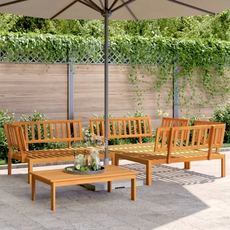 Garten-Palettensofaset 4-teilig Massivholz Akazie von , Outdoor-Sofas - Ref: Foro24-3209434, Preis: 498,53 €, Rabatt: %