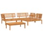 Garten-Palettensofaset 4-teilig Massivholz Akazie von , Outdoor-Sofas - Ref: Foro24-3209434, Preis: 518,17 €, Rabatt: %