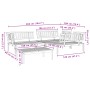 Garten-Palettensofaset 4-teilig Massivholz Akazie von , Outdoor-Sofas - Ref: Foro24-3209434, Preis: 518,17 €, Rabatt: %