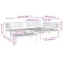 Garten-Palettensofaset 4-teilig Massivholz Akazie von , Outdoor-Sofas - Ref: Foro24-3209434, Preis: 498,53 €, Rabatt: %