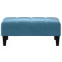 Zweiplätziges Schlafsofa mit blauem Samthocker. von , Sofas - Ref: Foro24-3258091, Preis: 295,93 €, Rabatt: %