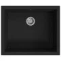 Kitchen sink with black granite overflow by vidaXL, Sinks - Ref: Foro24-147069, Price: 167,56 €, Discount: %