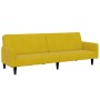 2-seater sofa bed with yellow velvet ottoman by , Sofas - Ref: Foro24-3258102, Price: 330,61 €, Discount: %