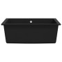 Kitchen sink with black granite overflow by vidaXL, Sinks - Ref: Foro24-147069, Price: 160,94 €, Discount: %