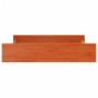 Cajones de cama 2 uds madera maciza de pino marrón cera de , Camas y accesorios - Ref: Foro24-847169, Precio: 78,98 €, Descue...