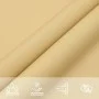 100% polyester oxford sail awning in sand color, 3x3 m. by , Umbrellas - Ref: Foro24-4000410, Price: 35,70 €, Discount: %