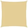 100% polyester oxford sail awning in sand color, 4x4 m by , Umbrellas - Ref: Foro24-4000412, Price: 52,44 €, Discount: %