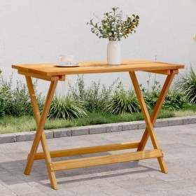 Faltbarer Gartentisch aus massivem Akazienholz 90x52,5x65 cm von , Gartentische - Ref: Foro24-364894, Preis: 93,75 €, Rabatt: %