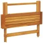 Mesa de jardín plegable madera maciza de acacia 90x52,5x65 cm de , Mesas de jardín - Ref: Foro24-364894, Precio: 77,84 €, Des...