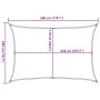 Polyester oxford 100% sand-colored 3x2 m sail shade by , Umbrellas - Ref: Foro24-4000560, Price: 29,46 €, Discount: %