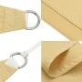 Polyester oxford 100% sand-colored sail canopy 4.5x3.5 m by , Umbrellas - Ref: Foro24-4000574, Price: 54,14 €, Discount: %