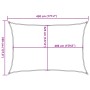 Sonnensegel aus 100% Oxford-Polyester in Sandfarbe, 4,5x3,5 m. von , Sonnenschirme - Ref: Foro24-4000574, Preis: 55,32 €, Rab...