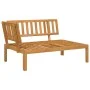 Set of garden pallet sofas and cushions 5 pieces acacia wood by , Outdoor sofas - Ref: Foro24-3209506, Price: 882,13 €, Disco...