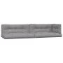 Set of garden pallet sofas and cushions 5 pieces acacia wood by , Outdoor sofas - Ref: Foro24-3209506, Price: 913,48 €, Disco...