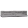 Set of garden pallet sofas and cushions 5 pieces acacia wood by , Outdoor sofas - Ref: Foro24-3209506, Price: 882,13 €, Disco...