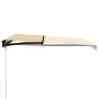 Manual retractable awning with yellow and white LED 300x250 cm by vidaXL, Awnings - Ref: Foro24-3055222, Price: 276,79 €, Dis...