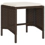 Set sofás de jardín 6 piezas y cojines ratán sintético marrón de , Conjuntos de jardín - Ref: Foro24-3213550, Precio: 469,20 €