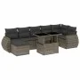 Set de sofás de jardín y cojines 8 piezas ratán sintético gris de , Conjuntos de jardín - Ref: Foro24-3268690, Precio: 532,51...