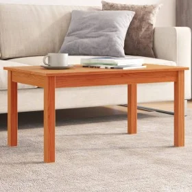 Solid pine wood coffee table in brown wax finish 80x50x40 cm by , Coffee table - Ref: Foro24-847176, Price: 58,71 €, Discount: %