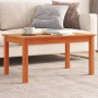 Mesa de centro madera maciza de pino marrón cera 80x50x40 cm de , Mesas de centro - Ref: Foro24-847176, Precio: 59,68 €, Desc...