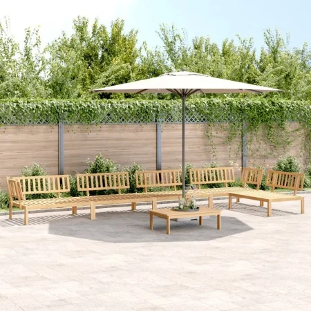 Set of 6-piece solid acacia wood garden pallet sofas by , Outdoor sofas - Ref: Foro24-3209313, Price: 671,25 €, Discount: %