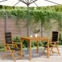 Gartenstühle 2 Stück Massivholz Akazie Schwarz Polypropylen von , Gartenstühle - Ref: Foro24-367654, Preis: 169,74 €, Rabatt: %