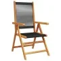 Gartenstühle 2 Stück Massivholz Akazie Schwarz Polypropylen von , Gartenstühle - Ref: Foro24-367654, Preis: 169,74 €, Rabatt: %