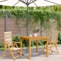 Garden chairs 2 units solid acacia wood polypropylene beige by , Garden chairs - Ref: Foro24-367656, Price: 175,99 €, Discoun...