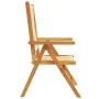 Reclining garden chairs 4 units solid acacia wood beige by , Garden chairs - Ref: Foro24-3214535, Price: 332,07 €, Discount: %