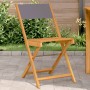 Bistrostühle, 2 Stück Massivholz Akazie und anthrazitfarbener Stoff von , Gartenstühle - Ref: Foro24-367682, Preis: 76,67 €, ...