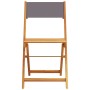 Bistrostühle, 2 Stück Massivholz Akazie und anthrazitfarbener Stoff von , Gartenstühle - Ref: Foro24-367682, Preis: 76,67 €, ...