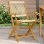 Garden chairs 2 units solid acacia wood polypropylene beige by , Garden chairs - Ref: Foro24-367668, Price: 188,25 €, Discoun...