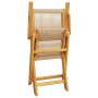 Gartenstühle 2 Stück Massivholz Akazie Polypropylen Beige von , Gartenstühle - Ref: Foro24-367668, Preis: 188,25 €, Rabatt: %