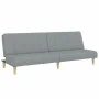 Two-seater sofa bed with light gray fabric ottoman by , Sofas - Ref: Foro24-3258085, Price: 305,48 €, Discount: %