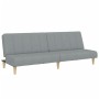 Zweiplätziges Schlafsofa mit Hocker, helles graues Stoffpolster. von , Sofas - Ref: Foro24-3258085, Preis: 303,96 €, Rabatt: %