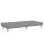 Two-seater sofa bed with light gray fabric ottoman by , Sofas - Ref: Foro24-3258085, Price: 305,48 €, Discount: %