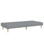 Zweiplätziges Schlafsofa mit Hocker, helles graues Stoffpolster. von , Sofas - Ref: Foro24-3258085, Preis: 303,96 €, Rabatt: %