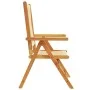 Reclining garden chairs 8 units solid acacia wood beige by , Garden chairs - Ref: Foro24-3214537, Price: 660,84 €, Discount: %