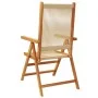 8 verstellbare Gartenstühle aus massivem Akazienholz in Beige von , Gartenstühle - Ref: Foro24-3214537, Preis: 660,84 €, Raba...