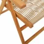 8 verstellbare Gartenstühle aus massivem Akazienholz in Beige von , Gartenstühle - Ref: Foro24-3214537, Preis: 660,84 €, Raba...
