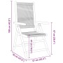 Reclining garden chairs 8 units solid acacia wood beige by , Garden chairs - Ref: Foro24-3214537, Price: 673,73 €, Discount: %