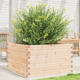Solid pine wood planter 80x80x45.5 cm by , Pots and planters - Ref: Foro24-847258, Price: 121,25 €, Discount: %